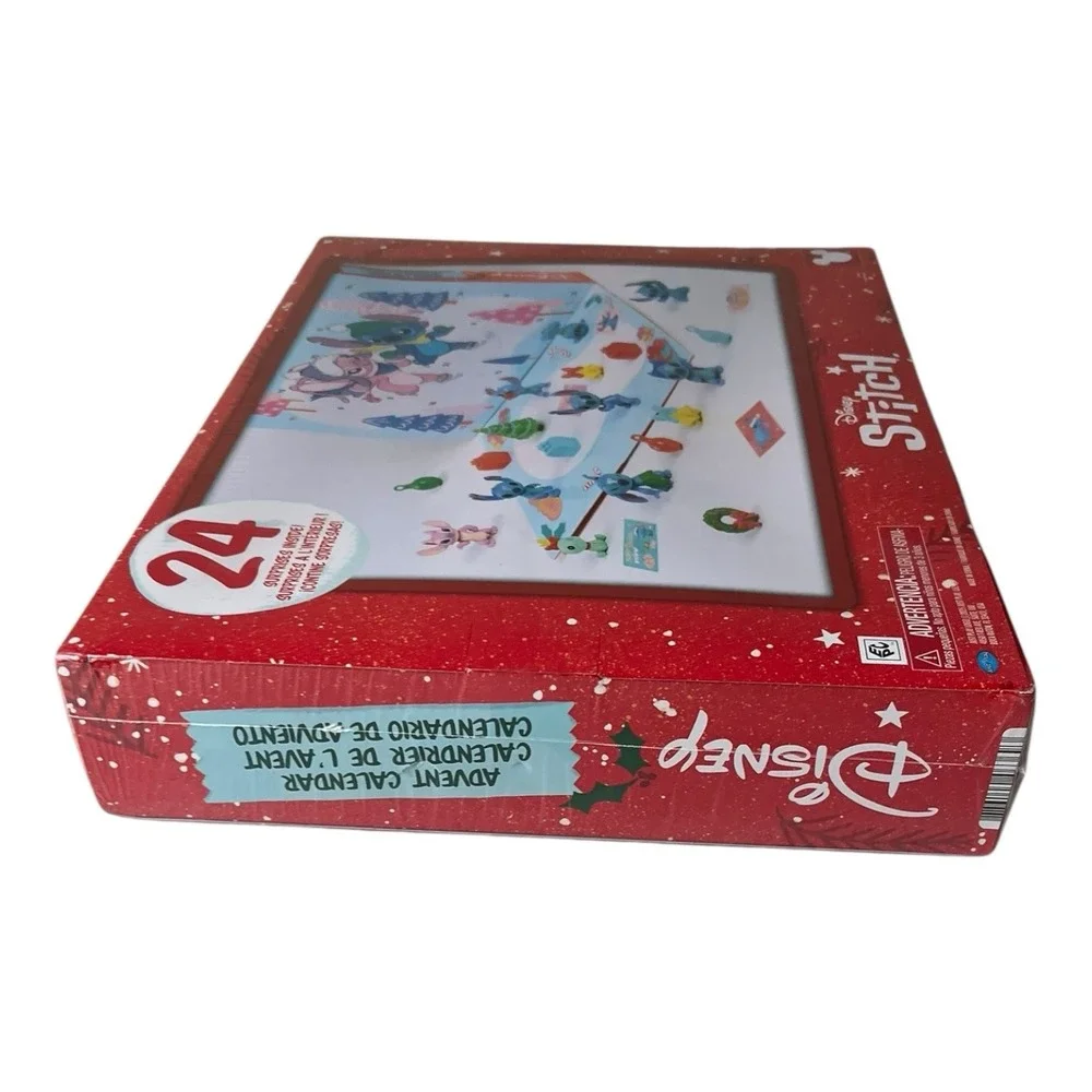 Disney Stitch Christmas Advent Calendar 24 Figures Toy New 2025 Sealed